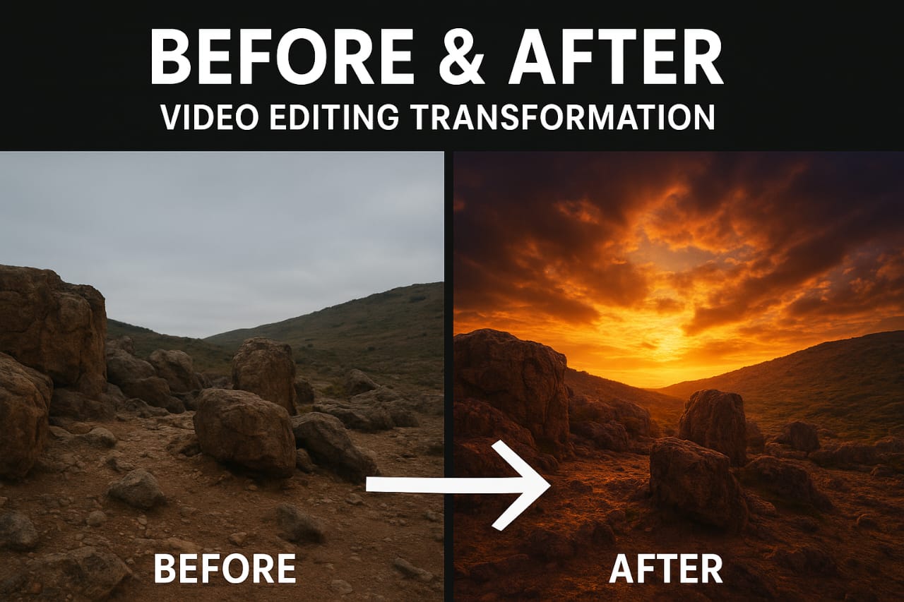 Read more about the article 🎬 Before & After Video Editing Transformation | Unreal Color Grading Magic | Yash Edits