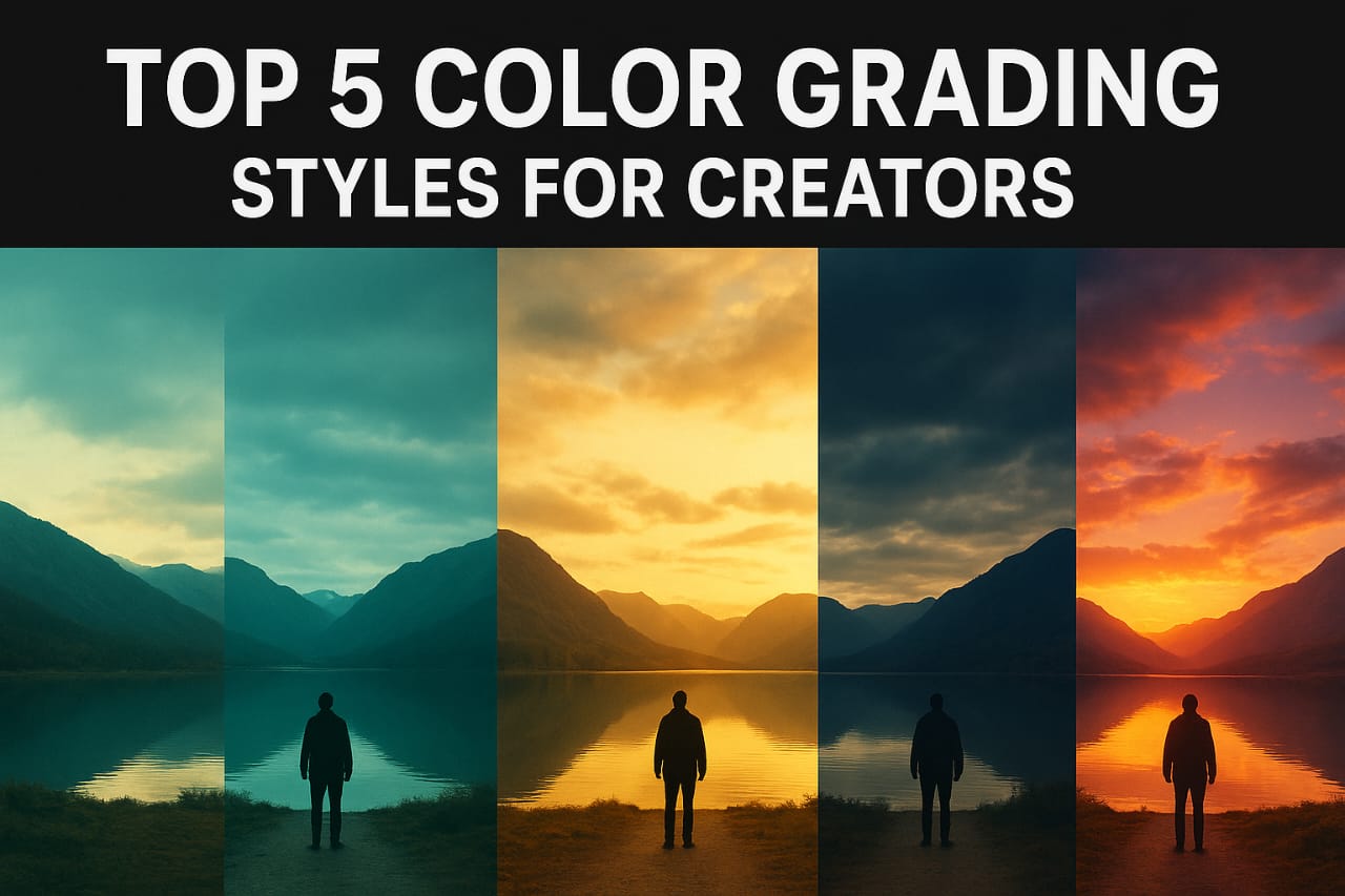 Read more about the article 🎨 Top 5 Color Grading Styles for Creators | Transform Your Videos Like a Pro – Yash Edits